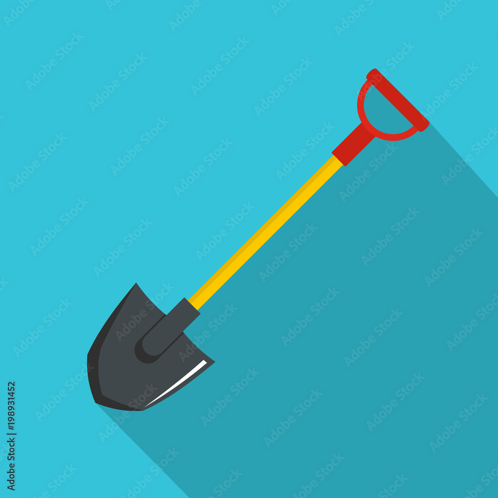Shovel icon. Flat illustration of shovel vector icon for web Shovel icon. Flat illustration of shovel vector icon for web