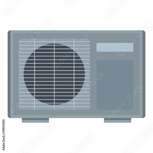 Fan icon. Flat illustration of fan vector icon for web
