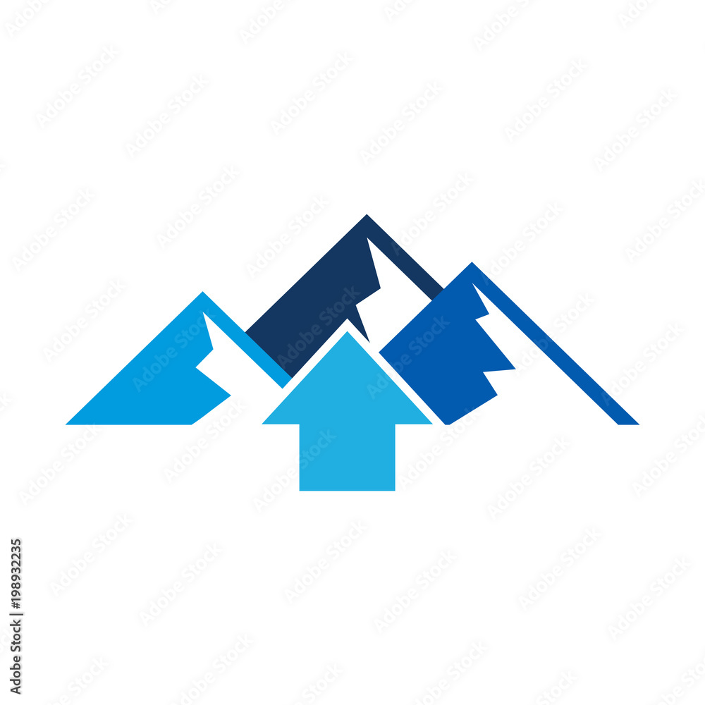Upload Mountain Logo Icon Design Upload Mountain Logo Icon Design