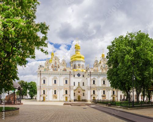 Assumption Cathedral of the Kyiv Pechersk Lavra in springtime, Ukraine