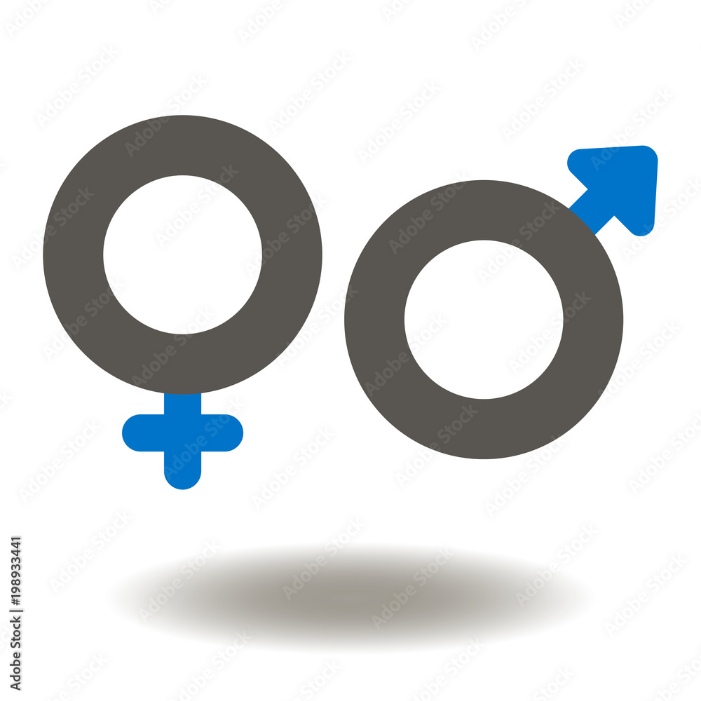 Gender Symbol. Man Woman Icon Vector. Genders Equality Illustration. Restroom Logo Symbol. Gender Symbol. Man Woman Icon Vector. Genders Equality Illustration. Restroom Logo Symbol.