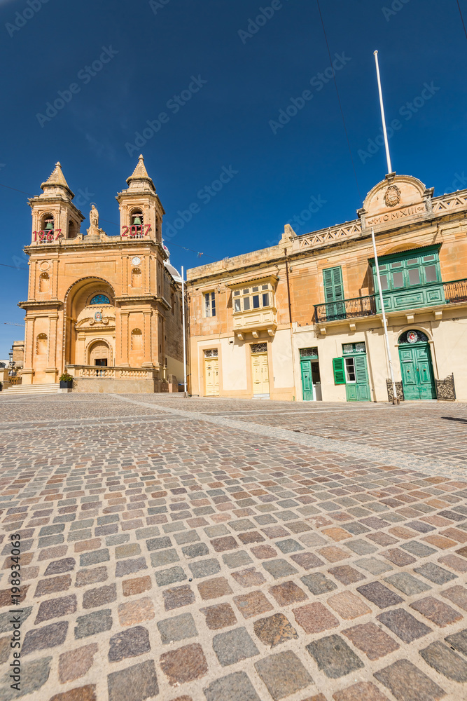 Paris church in Marsaxlokk, Malta Paris church in Marsaxlokk, Malta
