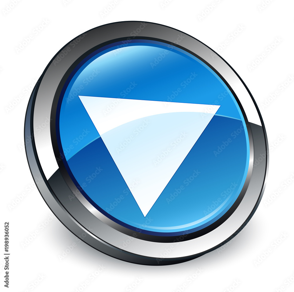 Play icon 3d blue round button Play icon 3d blue round button