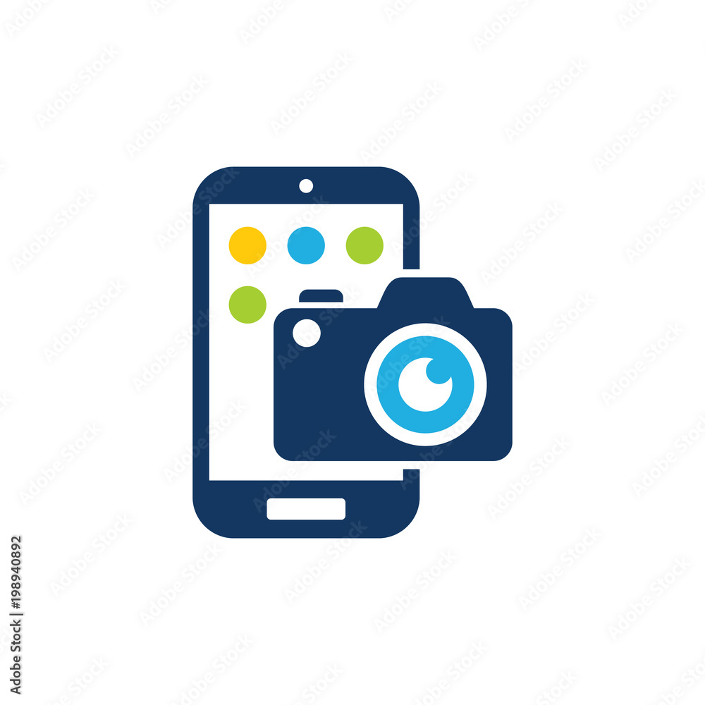 Camera Mobile Phone Logo Icon Design Camera Mobile Phone Logo Icon Design