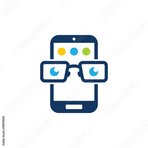 Geek Mobile Phone Logo Icon Design