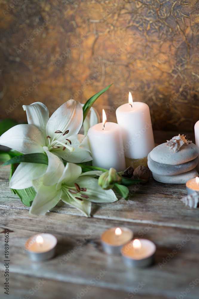 Beautiful composition of spa Beautiful composition of spa