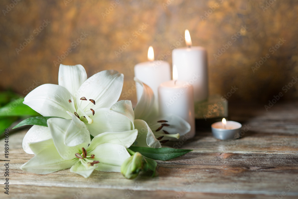 Beautiful composition of spa Beautiful composition of spa