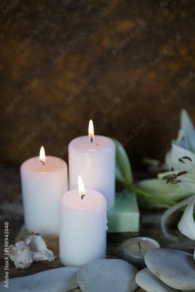 Beautiful composition of spa Beautiful composition of spa
