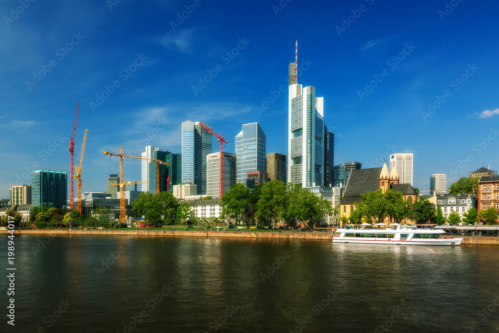 Obraz premium Frankfurt Großbaustelle