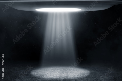 Ufo flying at night