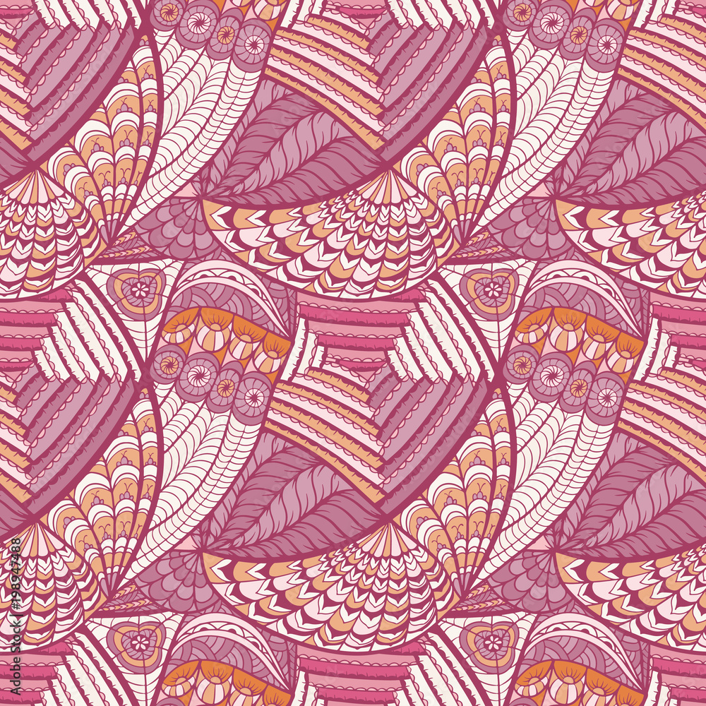 Pattern in doodle style Pattern in doodle style