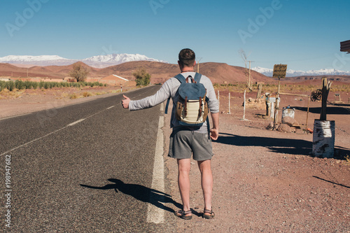 the man who decided to travel by hitchhiking
