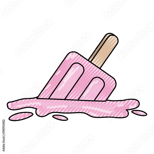 delicious and sweet popped ice cream palette