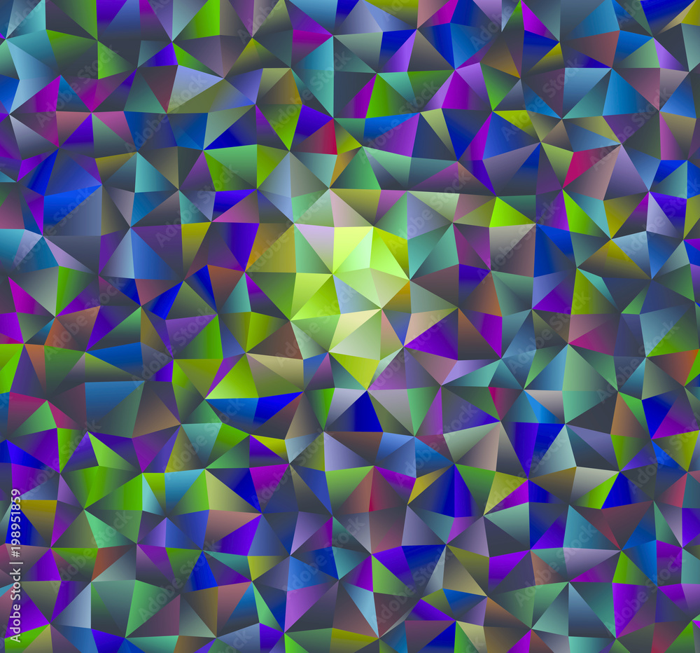 Abstract low poly background. Vector clip art.
