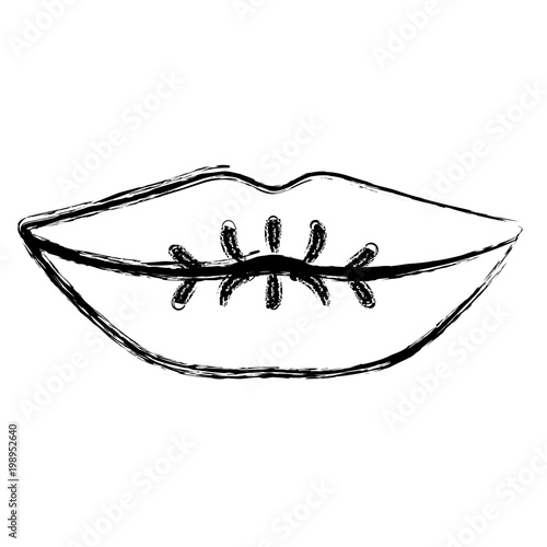 female lips sensuality icon