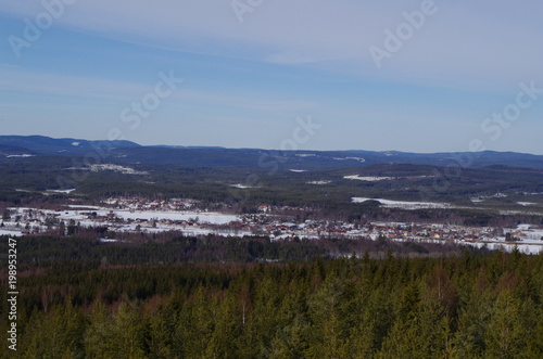 Herrliche Aussicht auf Björbo in Dalarna,Schweden © Findus27