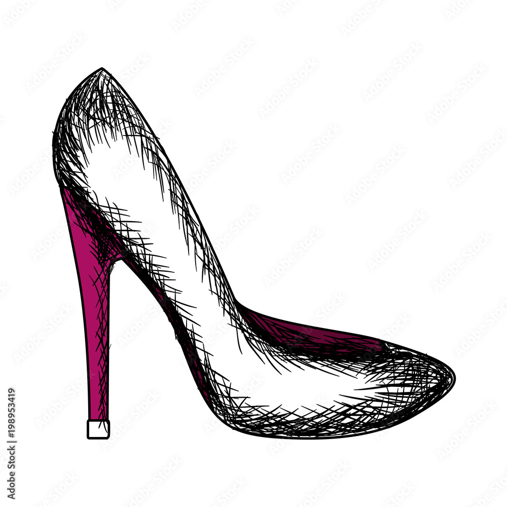 high heel shoe pop art icon high heel shoe pop art icon