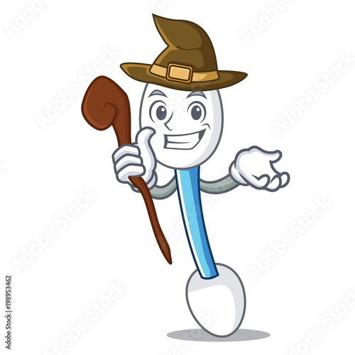 Witch cotton swab character cartoon photo