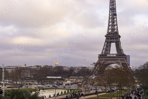 Eiffel Tower In The City Of Paris © Kurt Pacaud