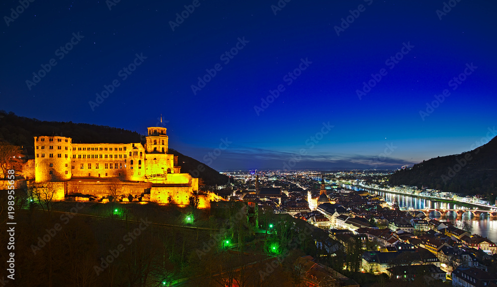 Heidelberg mit Schloss