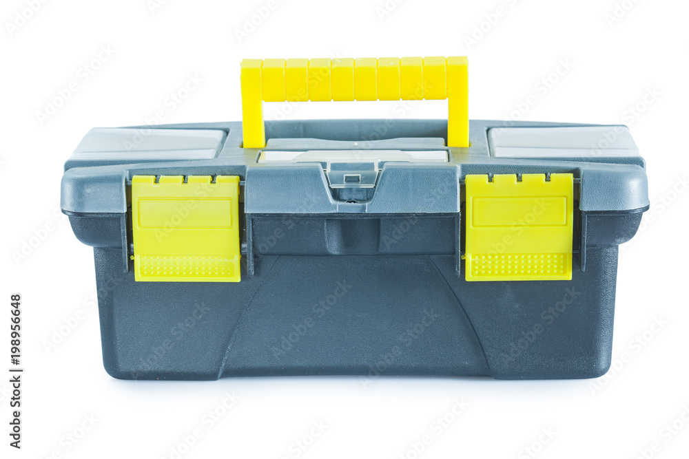 Tool box isolated on white Tool box isolated on white
