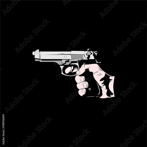 The hand gun
