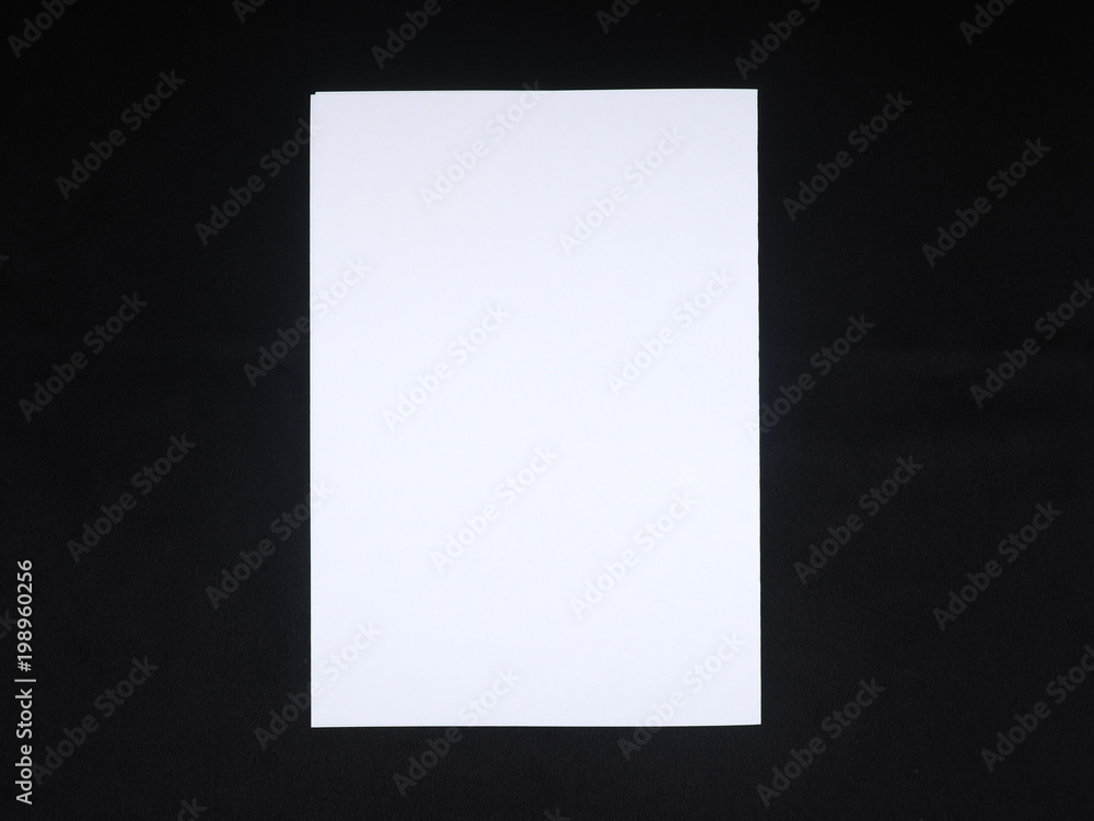 paper on a black background paper on a black background