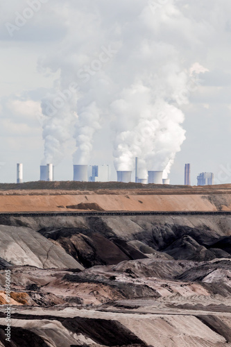 Power station and coal mine