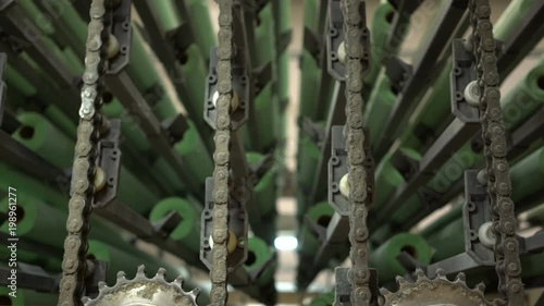 Conveyor line for paper production