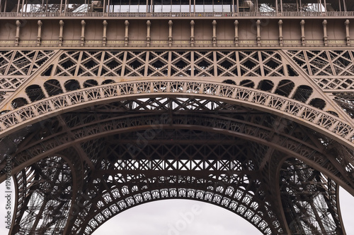 Close Up Eiffel Tower In Paris © Kurt Pacaud