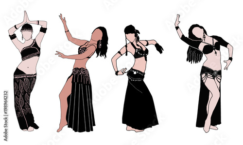 Bailarinas de danza del vientre