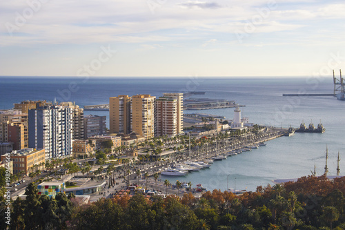 Port of Malaga  Spain