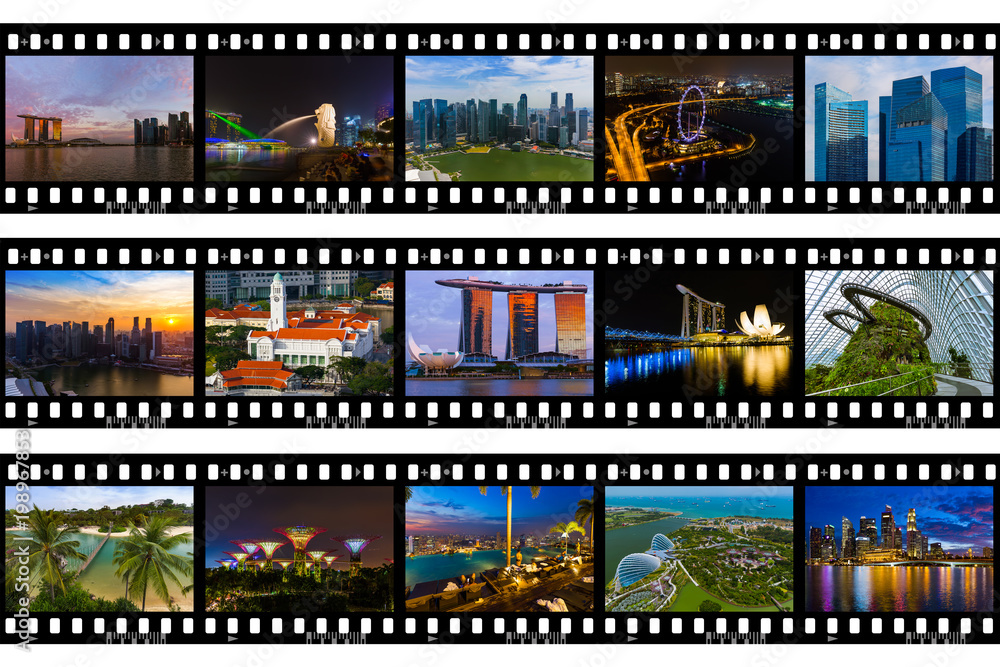 Frames of film - Singapore travel images (my photos)