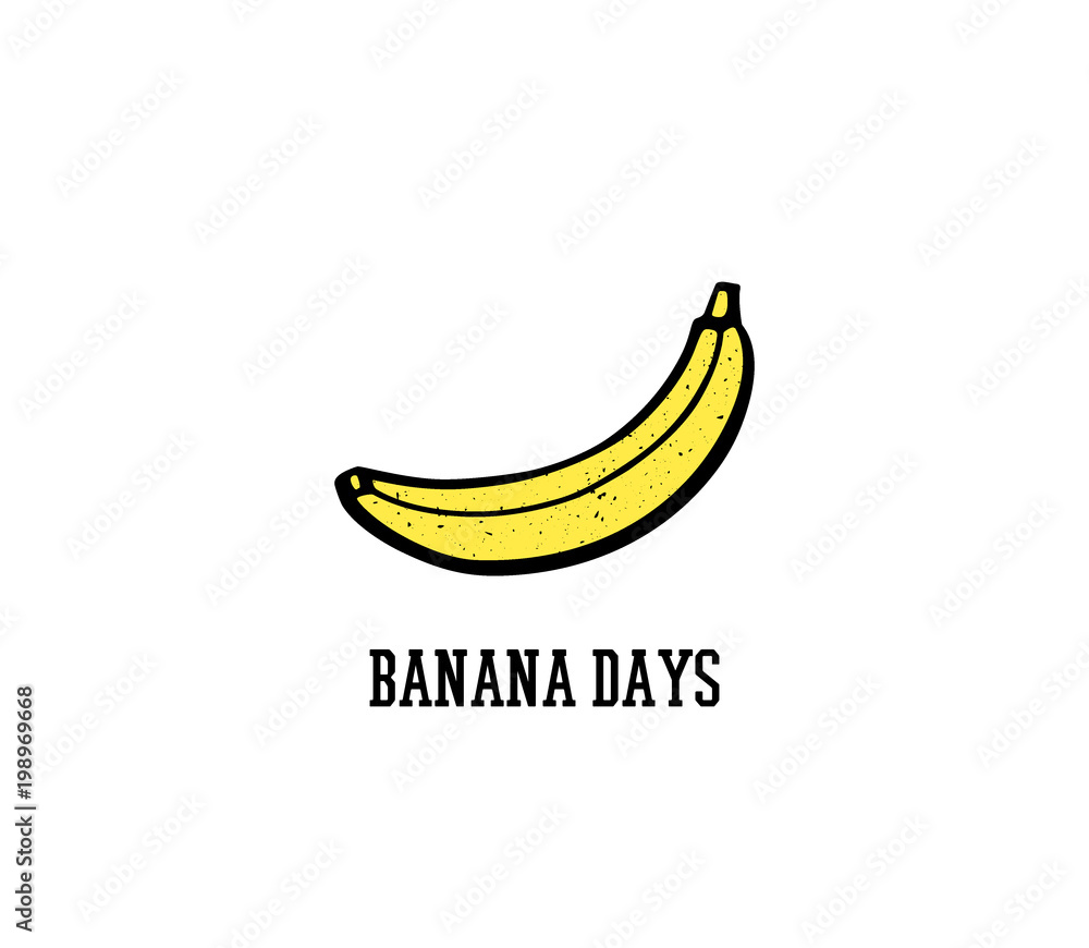 Hand drawn banana Hand drawn banana