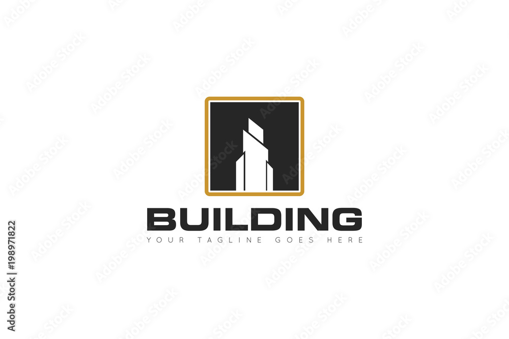building logo and icon Vector design Template building logo and icon Vector design Template
