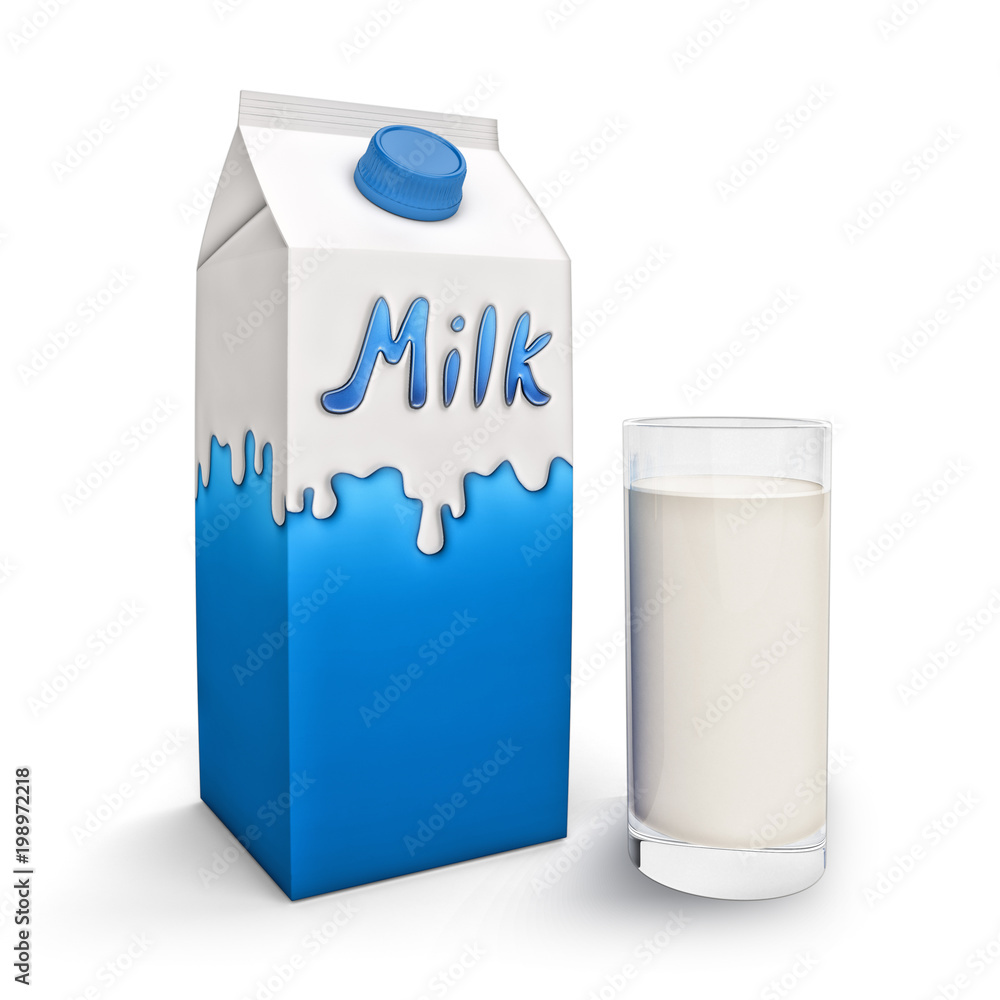 Premium Photo  Glass of milk isolated on white