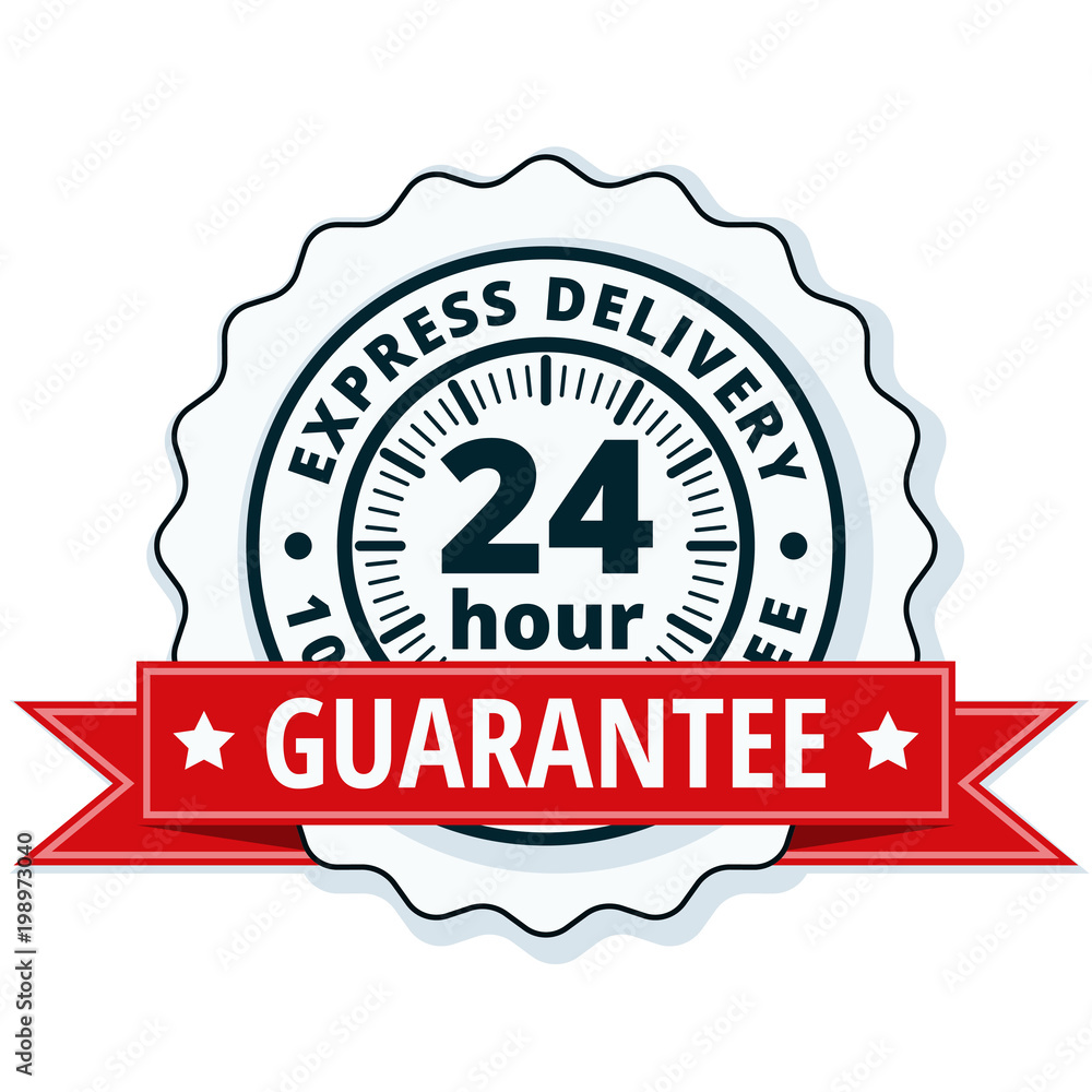 24 Hour Express Delivery illustration 24 Hour Express Delivery illustration