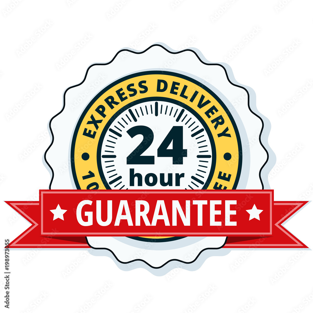 24 Hour Express Delivery illustration 24 Hour Express Delivery illustration
