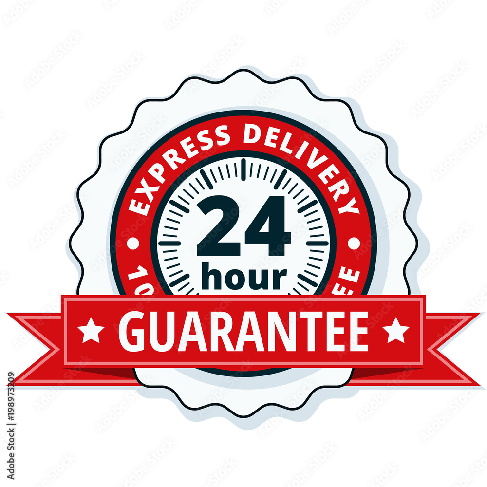 24 Hour Express Delivery illustration 24 Hour Express Delivery illustration