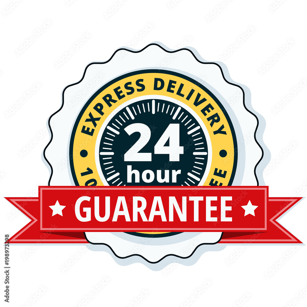 24 Hour Express Delivery illustration 24 Hour Express Delivery illustration