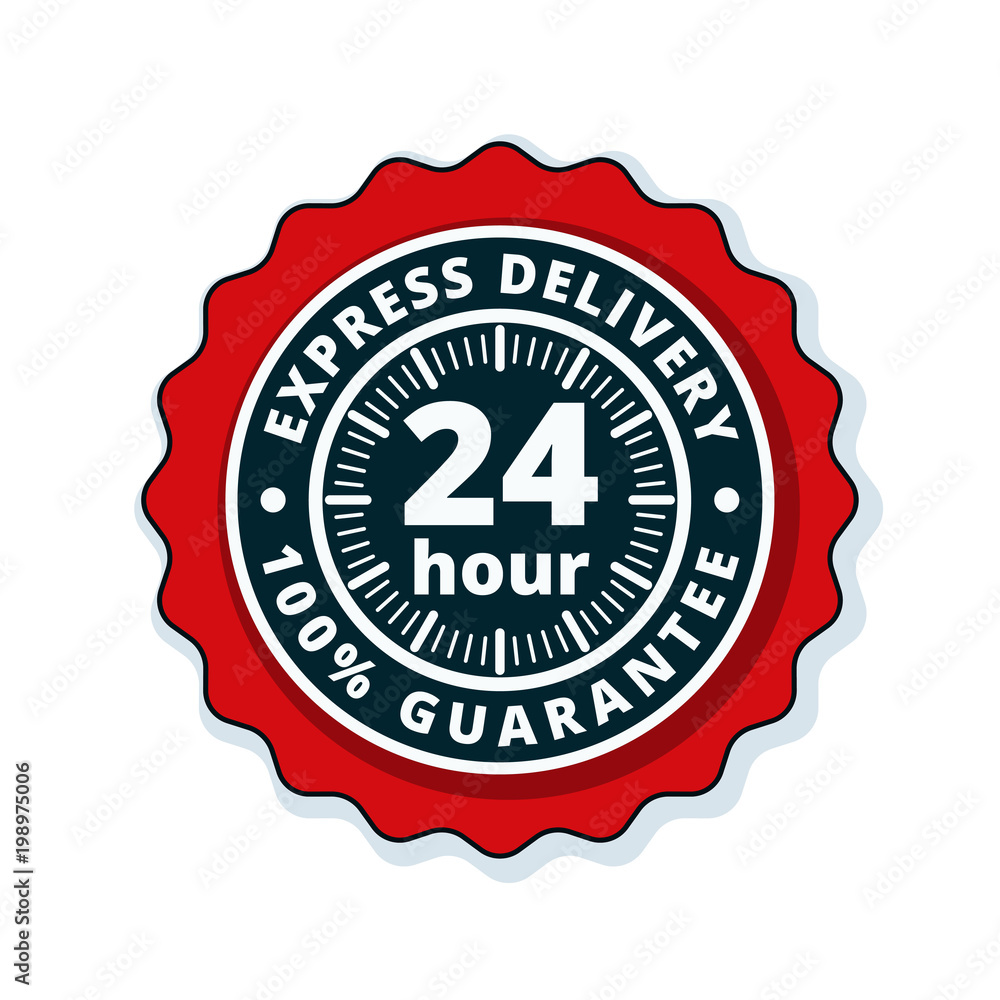 24 Hour Express Delivery illustration 24 Hour Express Delivery illustration