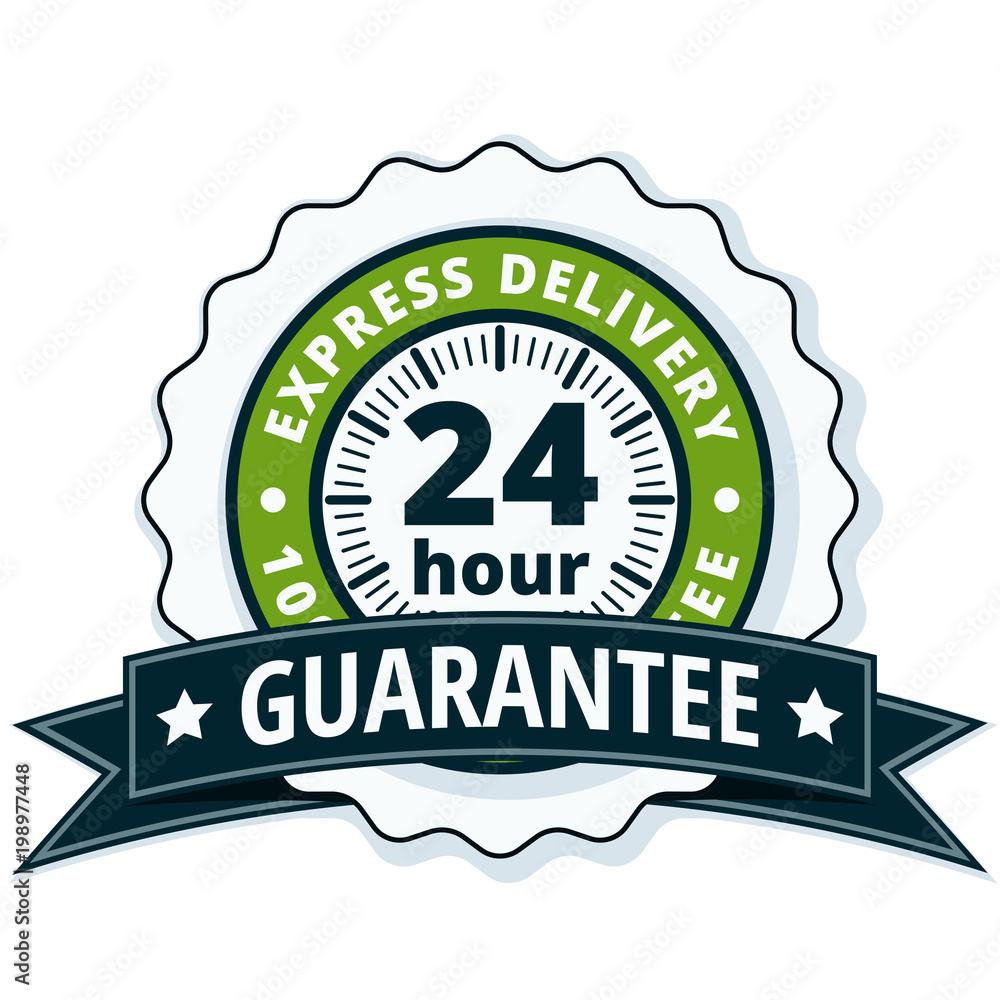 24 Hour Express Delivery illustration 24 Hour Express Delivery illustration