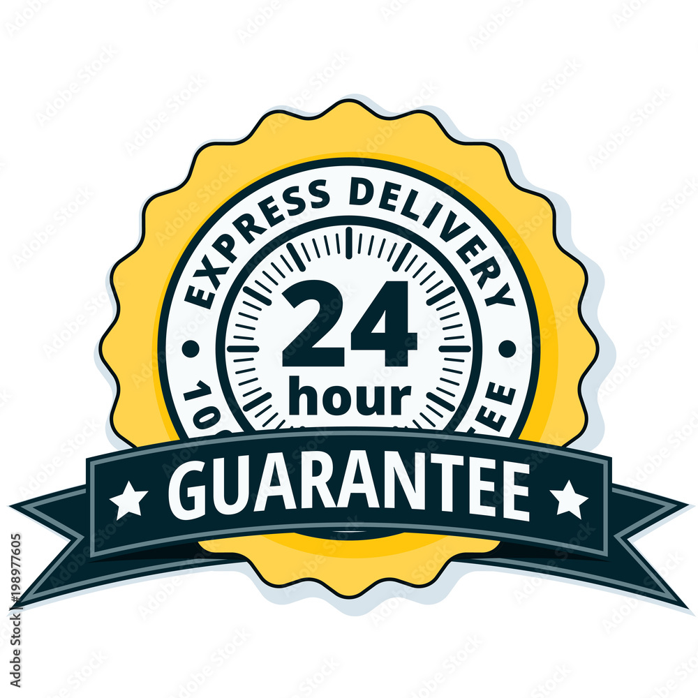 24 Hour Express Delivery illustration