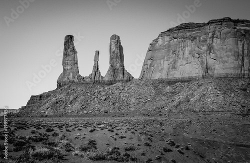 Three Sisters, Monument Valley, 2012