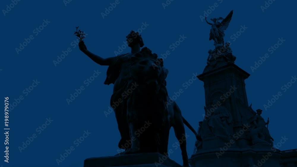 Classical Statues At Night Classical Statues At Night