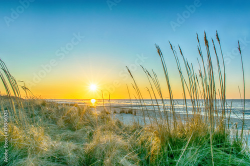 Sonnenuntergang an der Nordsee.
