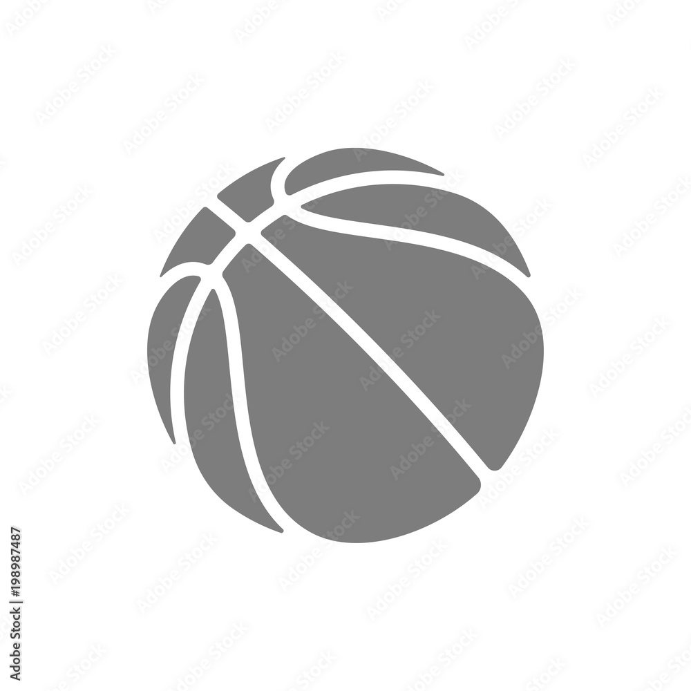 Φωτογραφία Basketball logo vector icon for streetball championship tournament, school or college team league