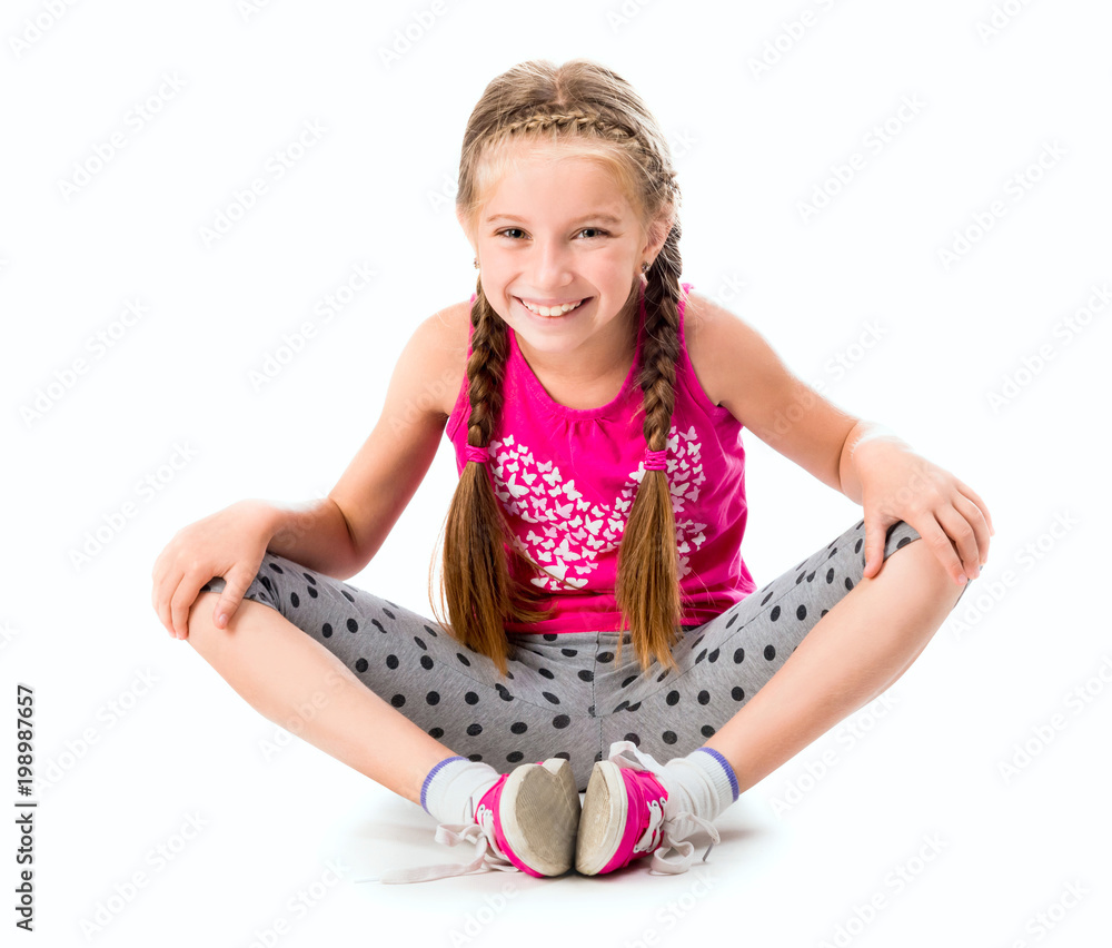 little girl doing yoga little girl doing yoga