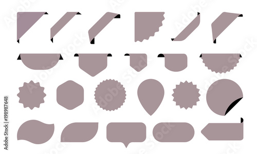 Stickers icons for shop tag...