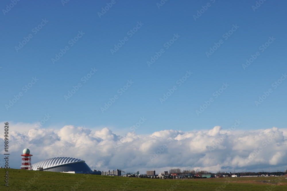 Fototapeta premium ドームと空港